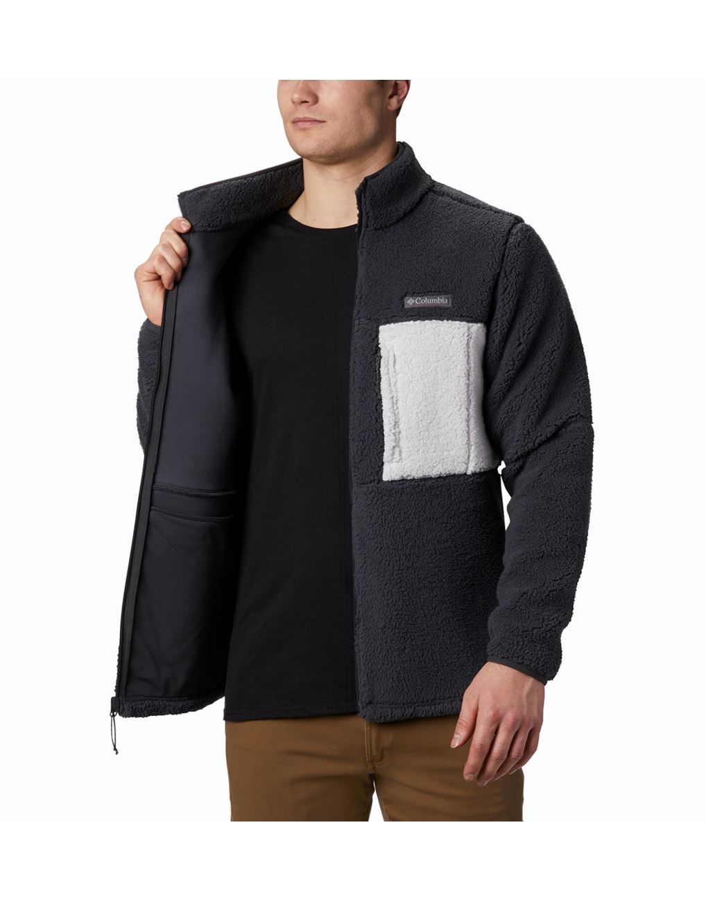 Columbia mountain side heavyweight fleece full zip discount