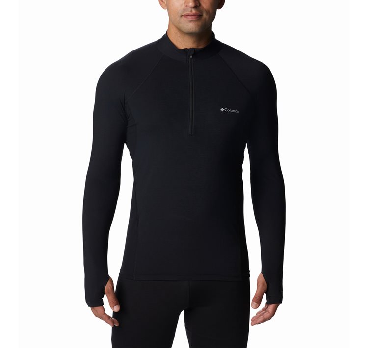 Men's Midweight Stretch Long Sleeve Half Zip