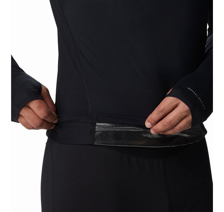 Men's Midweight Stretch Long Sleeve Half Zip