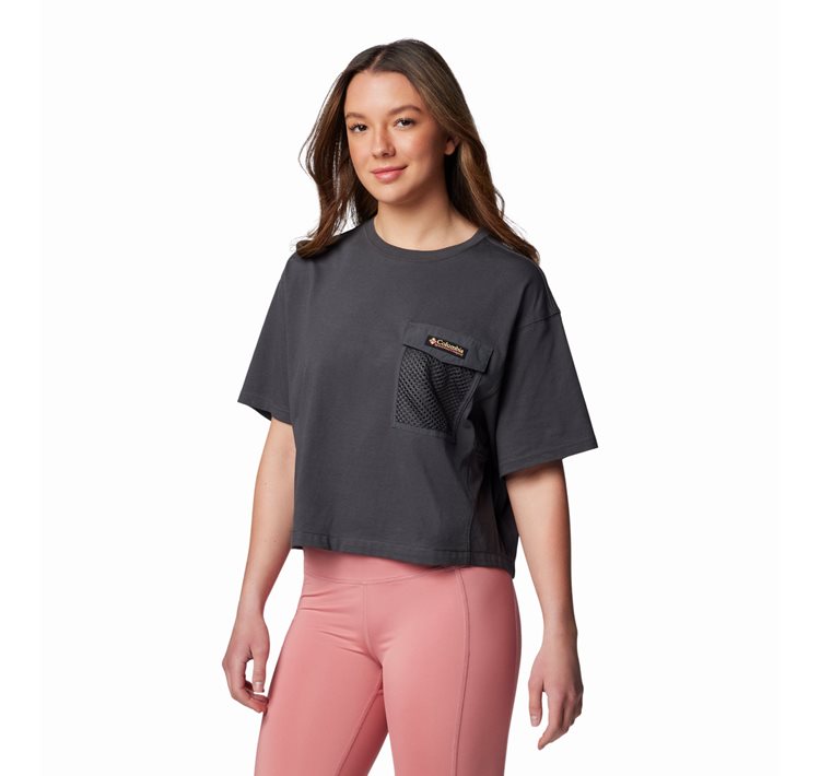 Women' Painted Peak™ Knit SS Cropped Top