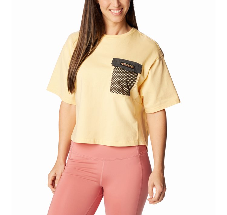 Women' Painted Peak™ Knit SS Cropped Top