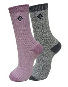 Women's Super Soft Micro Poly Canyon Stripe Crew Socks  SOCKS