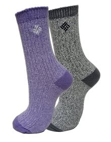 Women's Super Soft Micro Poly Canyon Stripe Crew Socks  SOCKS
