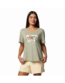 Γυναικεία Μπλούζα Ruby Springs™ Graphic Scoop Neck SS  FLEECE - ΜΠΛΟΥΖΕΣ - ΠΟΥΚΑΜΙΣΑ
