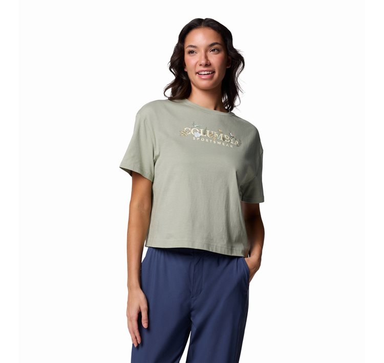 Γυναικεία Μπλούζα Rolling Bend™ Graphic Relaxed Crop SS