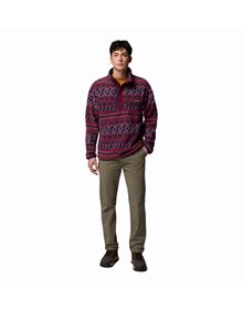 Ανδρική Μπλούζα Helvetia™ II Printed Half Snap Fleece  ΡΟΥΧΑ